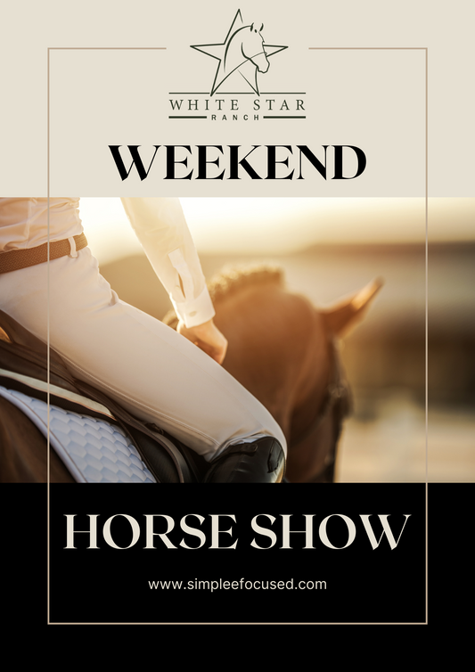 Weekend Horse Show Checklist
